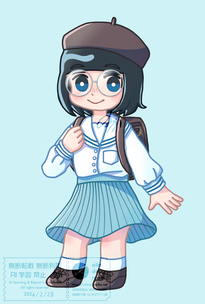 2026/02/28 大井依緒里ちゃん ミニキャライラスト